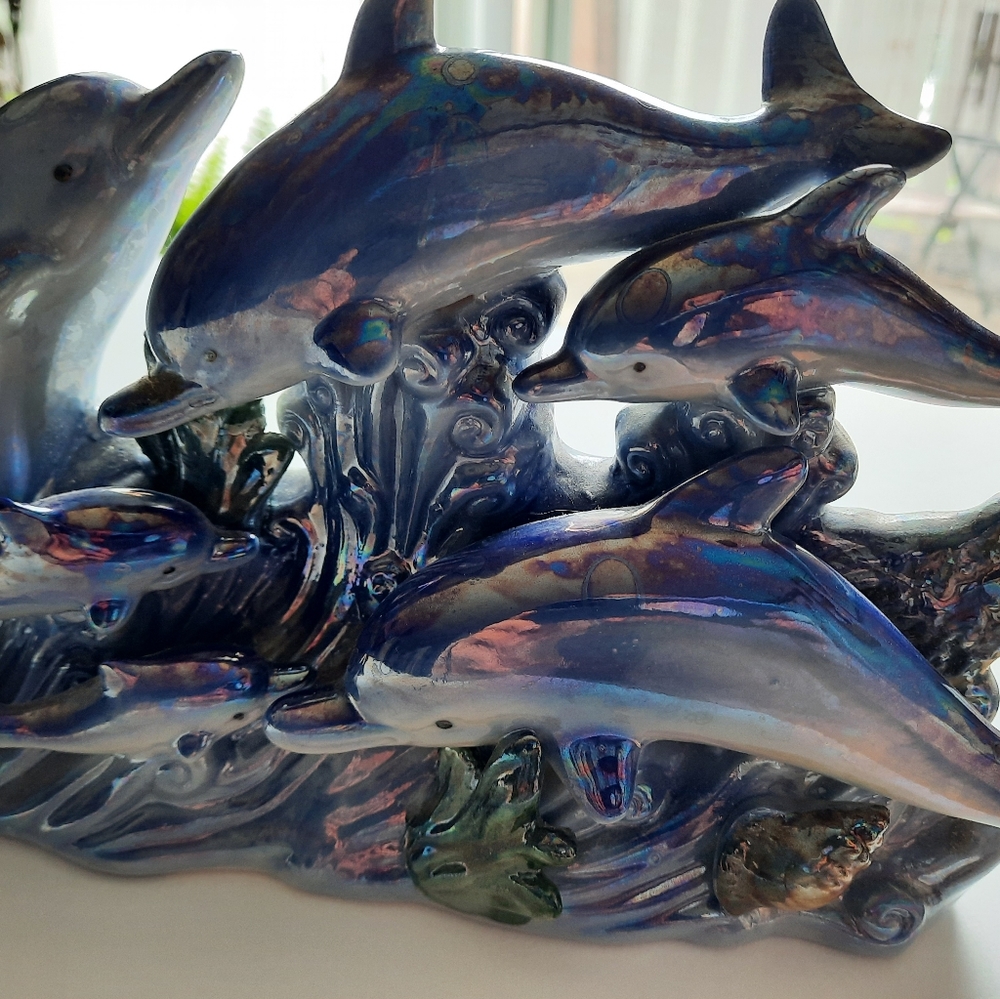 Dolphin and Underwater figurine.